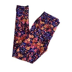 LuLaRoe OS Floral leggings